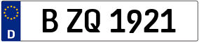 Truck License Plate